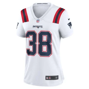 Rhamondre stevenson new england patriots nike womens game player jersey White M