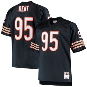 Richard dent chicago bears mitchell ness big tall 1985 retired player replica jersey Navy