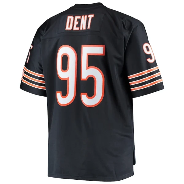 Richard dent chicago bears mitchell ness big tall 1985 retired player replica jersey Navy 4XB