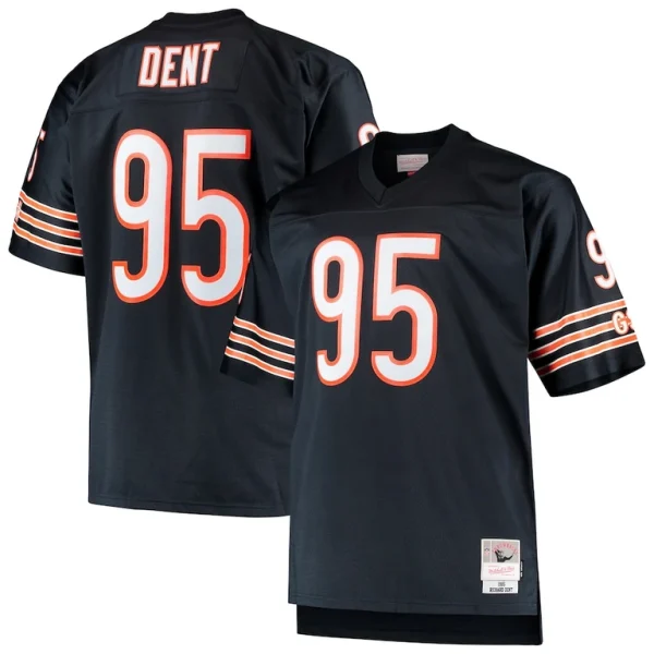 Richard dent chicago bears mitchell ness big tall 1985 retired player replica jersey Navy