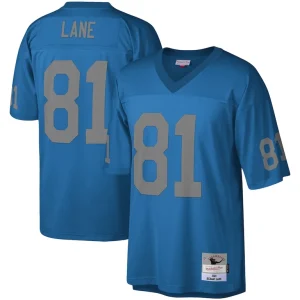 Richard lane detroit lions mitchell ness legacy replica jersey Blue