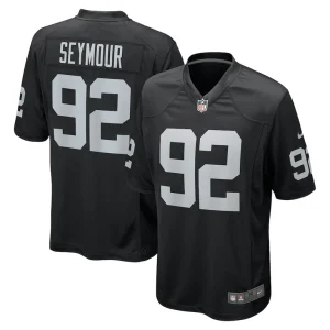 Richard seymour las vegas raiders nike retired player game jersey Black