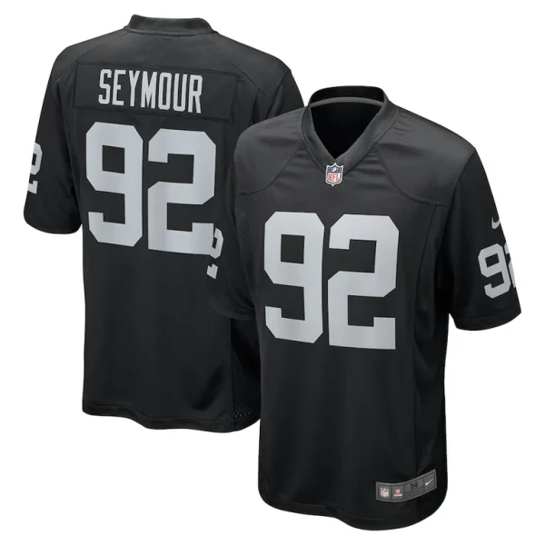 Richard seymour las vegas raiders nike retired player game jersey Black