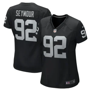 Richard seymour las vegas raiders nike womens retired player game jersey Black