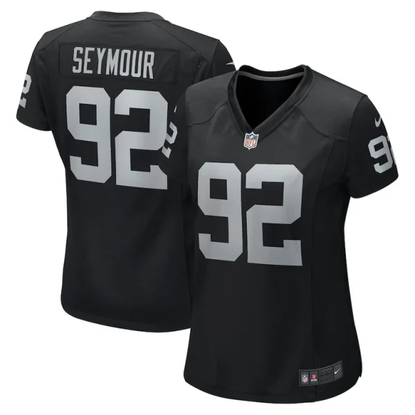 Richard seymour las vegas raiders nike womens retired player game jersey Black