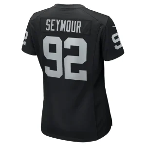 Richard seymour las vegas raiders nike womens retired player game jersey Black L