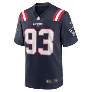 Richard seymour new england patriots nike retired player game jersey Navy M