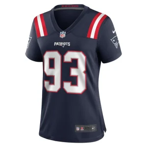 Richard seymour new england patriots nike womens retired player game jersey Navy M