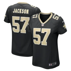 Rickey jackson new orleans saints nike womens retired player jersey Black