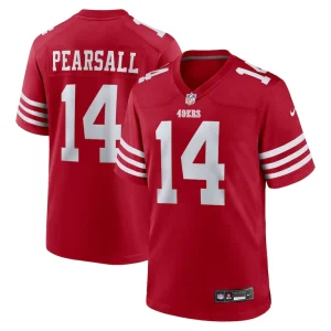 Ricky pearsall san francisco 49ers nike player game jersey Scarlet