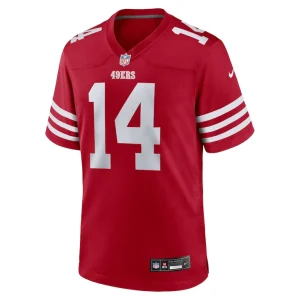 Ricky pearsall san francisco 49ers nike player game jersey Scarlet M