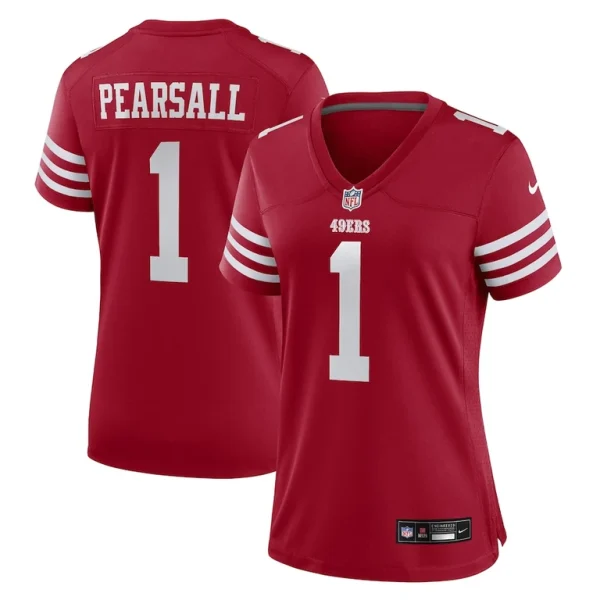 Ricky pearsall san francisco 49ers nike womens team game jersey Scarlet