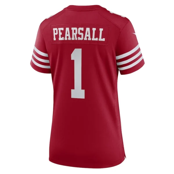 Ricky pearsall san francisco 49ers nike womens team game jersey Scarlet L