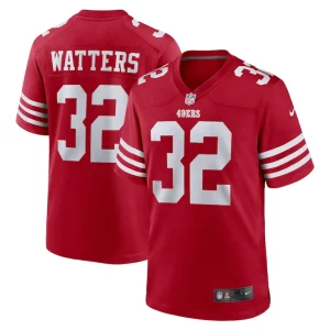 Ricky watters san francisco 49ers nike retired player game jersey Scarlet