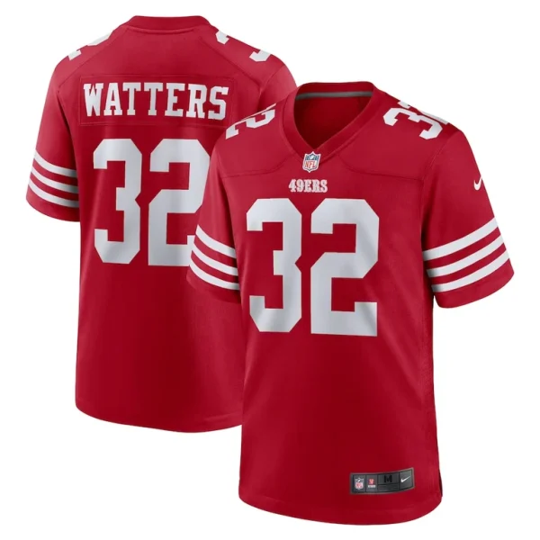 Ricky watters san francisco 49ers nike retired player game jersey Scarlet