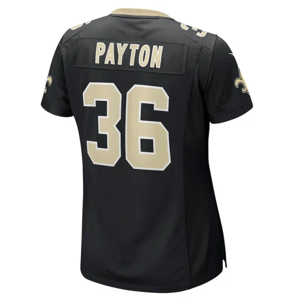 Rico payton new orleans saints nike womens game jersey Black L