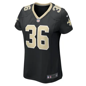 Rico payton new orleans saints nike womens game jersey Black M