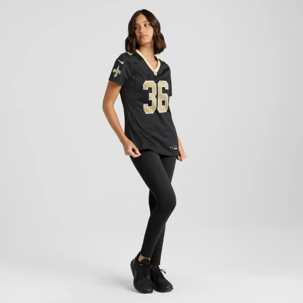 Rico payton new orleans saints nike womens game jersey Black XL