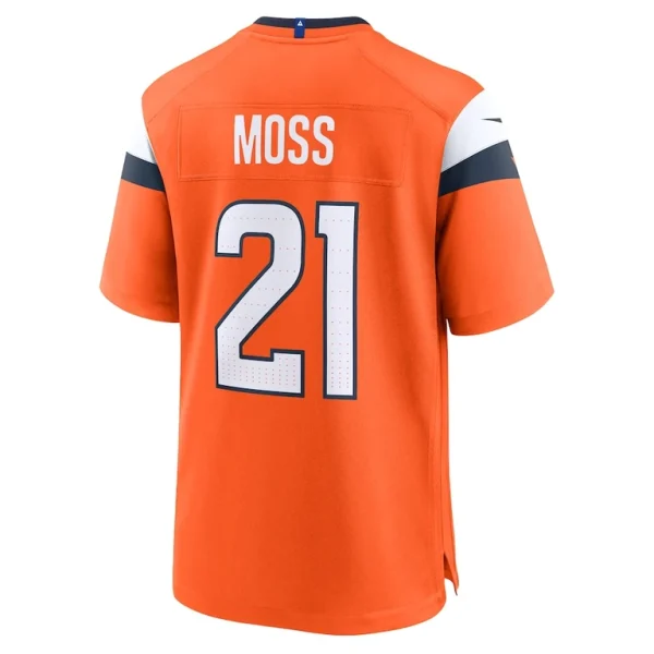 Riley moss denver broncos nike team game jersey Orange L
