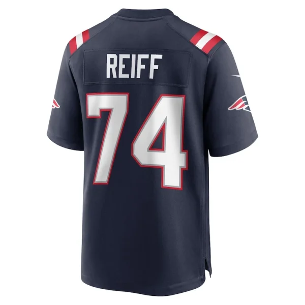 Riley reiff new england patriots nike game jersey Navy L