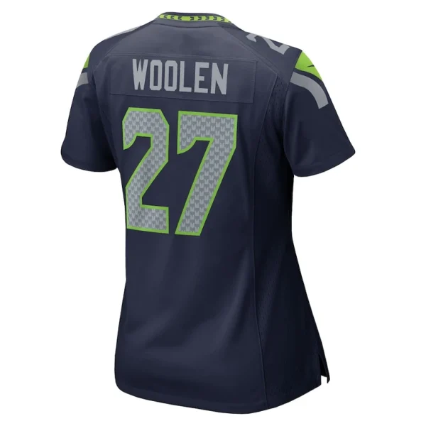 Riq woolen seattle seahawks nike womens team game jersey College navy L