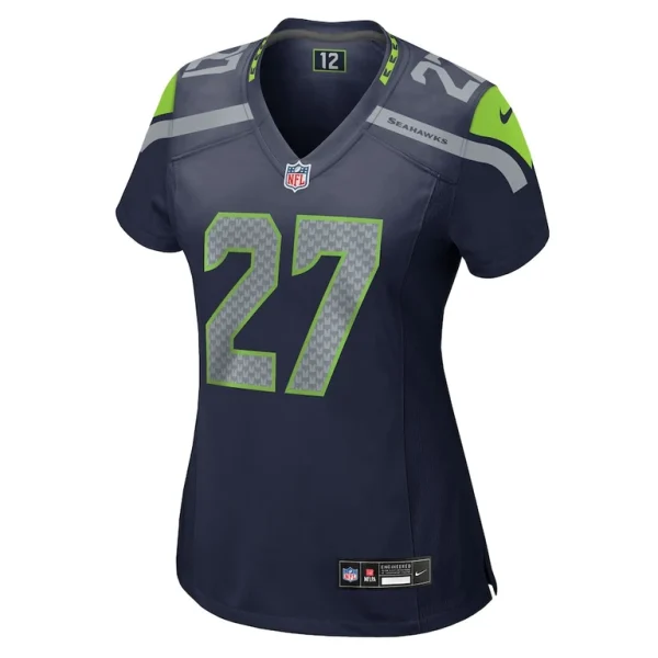 Riq woolen seattle seahawks nike womens team game jersey College navy M