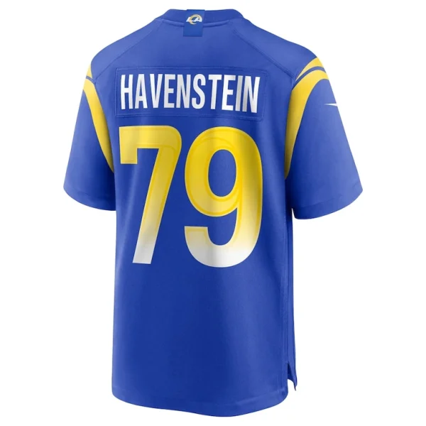 Rob havenstein los angeles rams nike game jersey Royal L