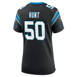 Robert hunt carolina panthers nike womens game jersey Black L