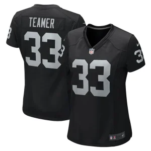 Roderic teamer las vegas raiders nike womens game jersey Black