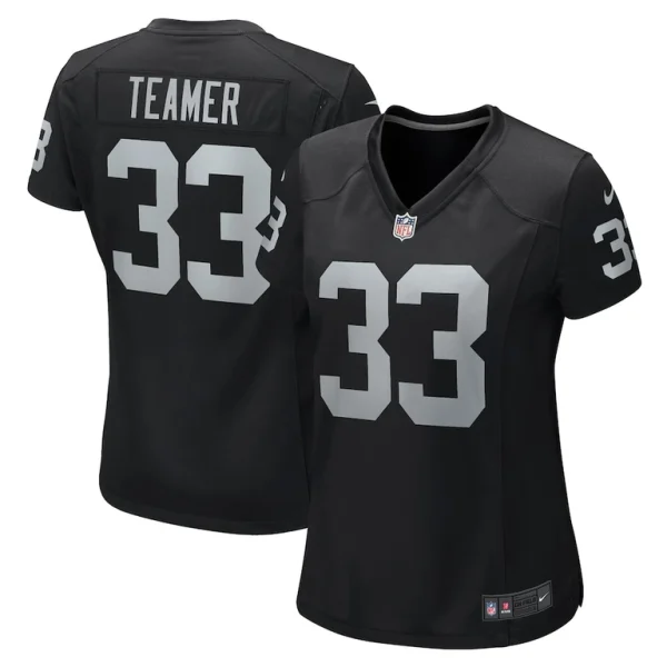 Roderic teamer las vegas raiders nike womens game jersey Black