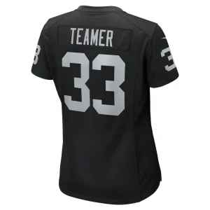 Roderic teamer las vegas raiders nike womens game jersey Black L