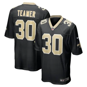 Roderic teamer new orleans saints nike game jersey Black