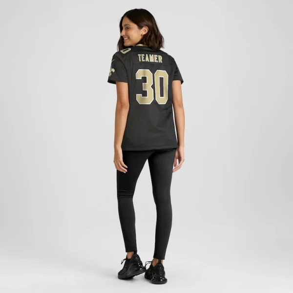 Roderic teamer new orleans saints nike womens game jersey Black 2XL