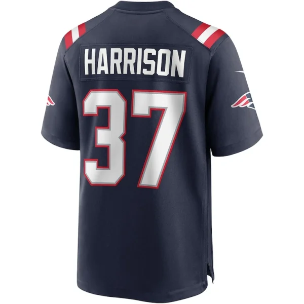 Rodney harrison new england patriots nike game retired player jersey Navy L