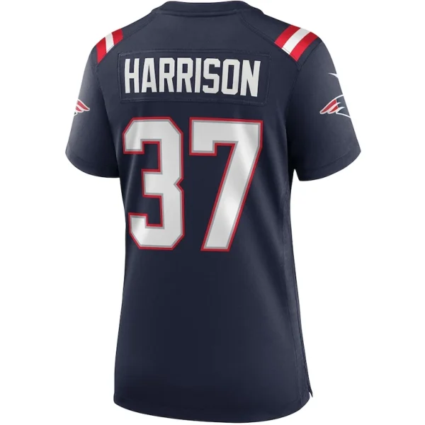 Rodney harrison new england patriots nike womens game retired player jersey Navy L