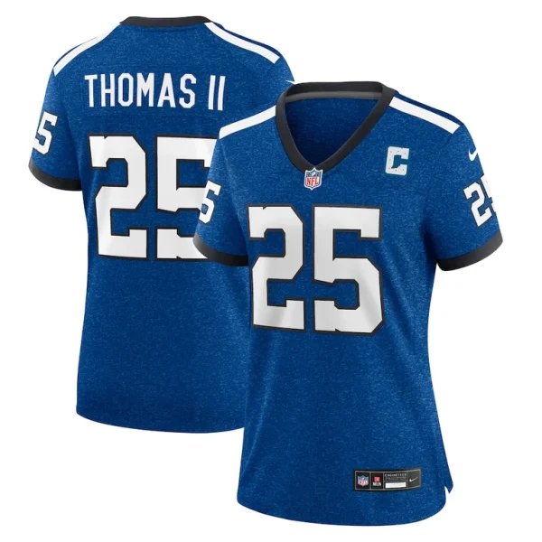 Rodney thomas ii indianapolis colts nike womens indiana nights alternate game jersey Royal