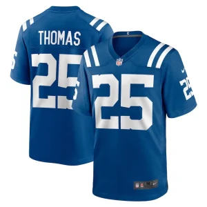 Rodney thomas indianapolis colts nike player game jersey Royal