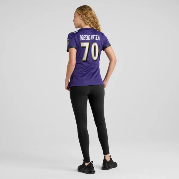 Roger rosengarten baltimore ravens nike womens game jersey Purple 2XL