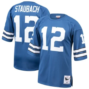 Roger staubach dallas cowboys mitchell ness 1971 authentic jersey Navy