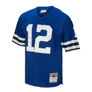 Roger staubach dallas cowboys mitchell ness big tall 1971 legacy retired player jersey Navy 3XB