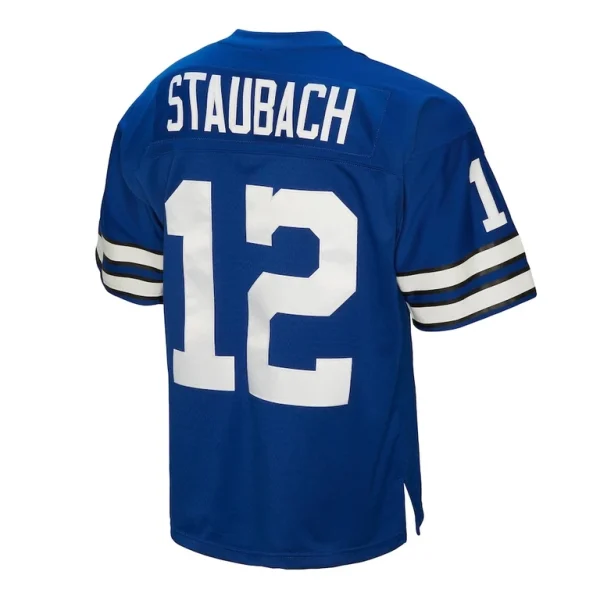 Roger staubach dallas cowboys mitchell ness big tall 1971 legacy retired player jersey Navy 4XB