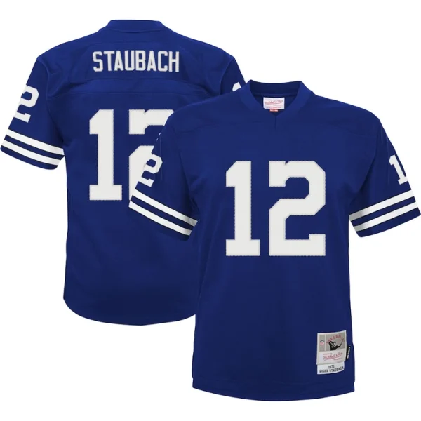 Roger staubach dallas cowboys mitchell ness infant 1971 retired legacy jersey Navy