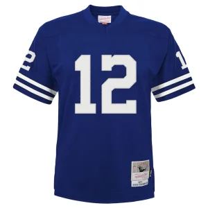 Roger staubach dallas cowboys mitchell ness toddler 1971 retired legacy jersey Navy 3T