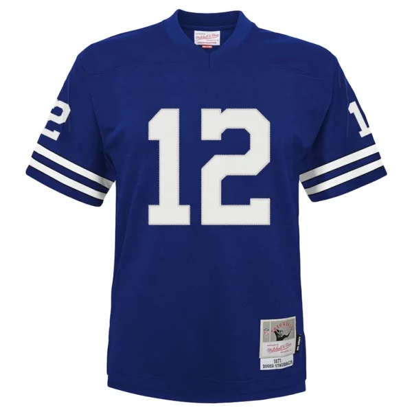 Roger staubach dallas cowboys mitchell ness toddler 1971 retired legacy jersey Navy 3T