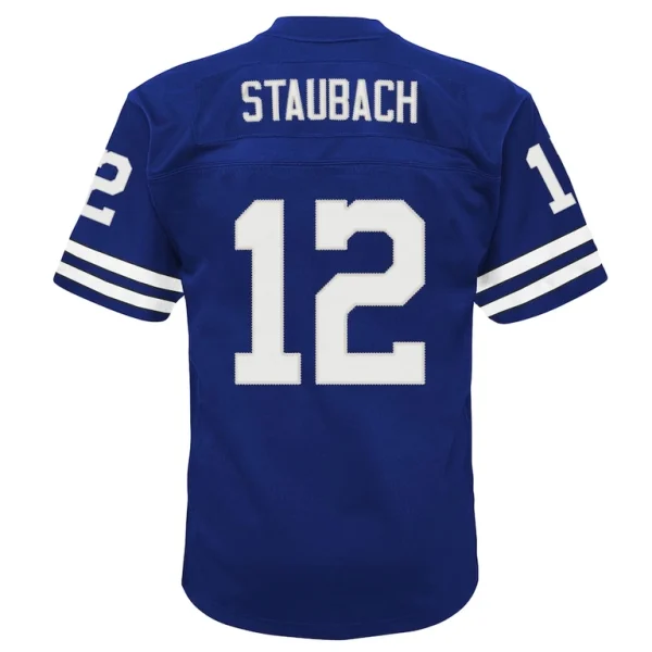 Roger staubach dallas cowboys mitchell ness toddler 1971 retired legacy jersey Navy 4T