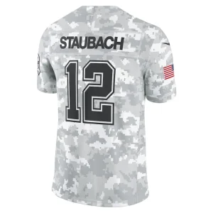 Roger staubach dallas cowboys nike 2024 salute to service retired player limited jersey Arctic camo L
