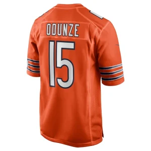 Rome odunze chicago bears nike alternate game jersey Orange M