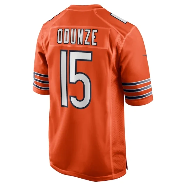 Rome odunze chicago bears nike alternate game jersey Orange M