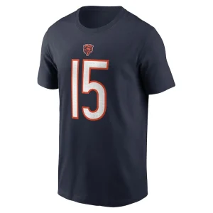 Rome odunze chicago bears nike name number t shirt Navy M
