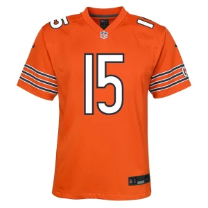 Rome odunze chicago bears nike youth alternate game jersey Orange Yth M
